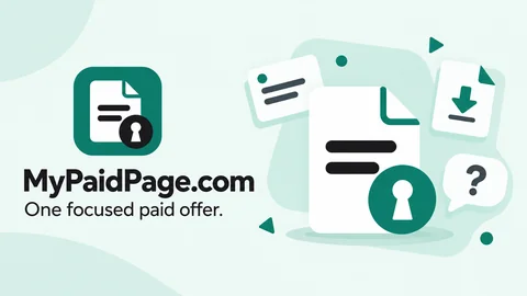 MyPaidPage.com promotional banner